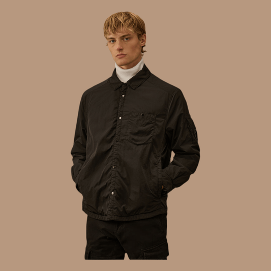UNIT Hamburg - C.P. Company, Overshirt, padded chrome - R, black - C.P. Company