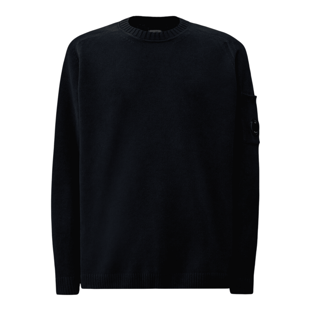 UNIT Hamburg - C.P. Company Pullover aus Baumwoll‑Chenille, midnight blu - C.P. Company