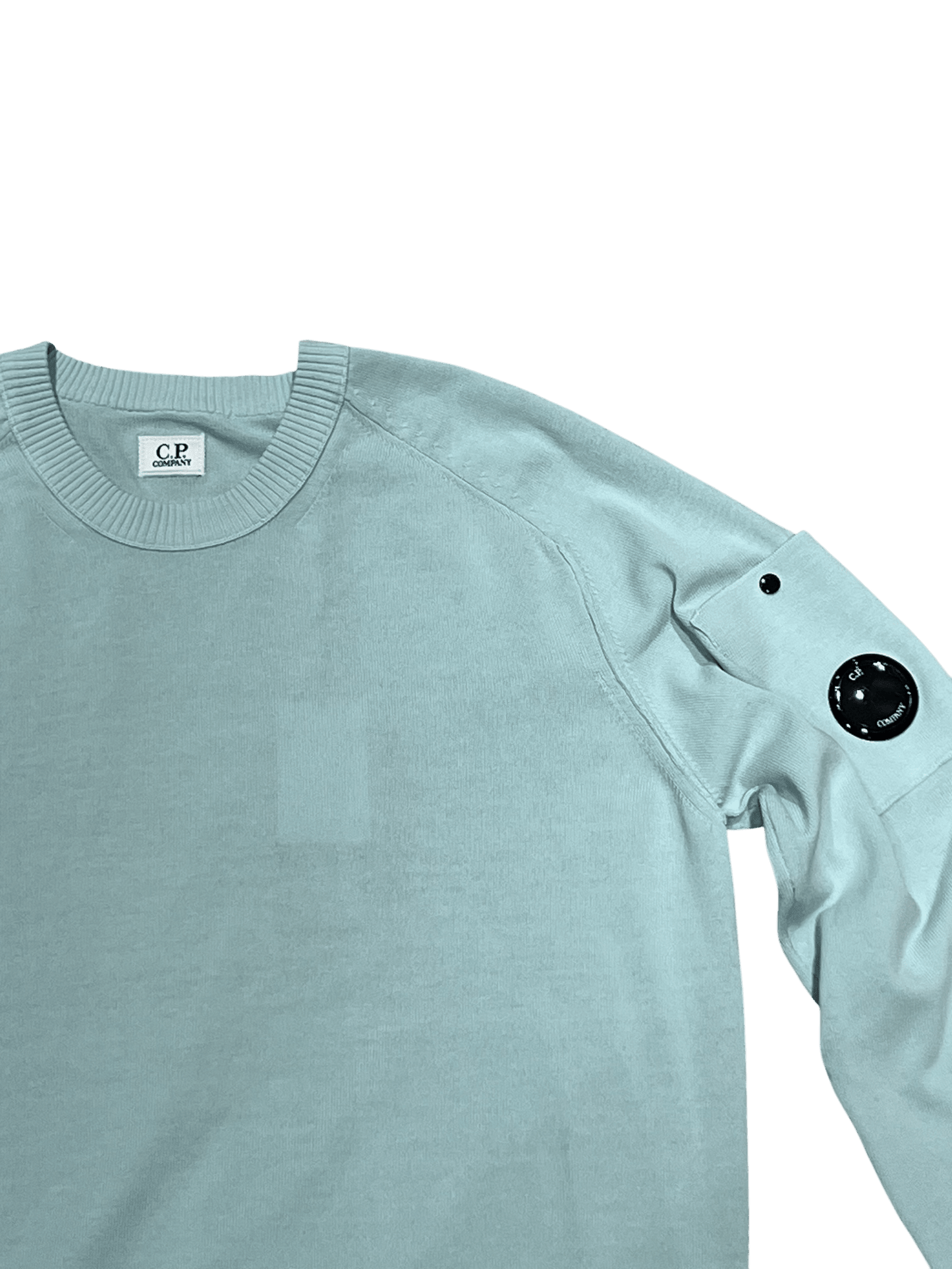 UNIT Hamburg - C.P. Company Pullover Baumwoll‑Krepp Misty Blue - C.P. Company