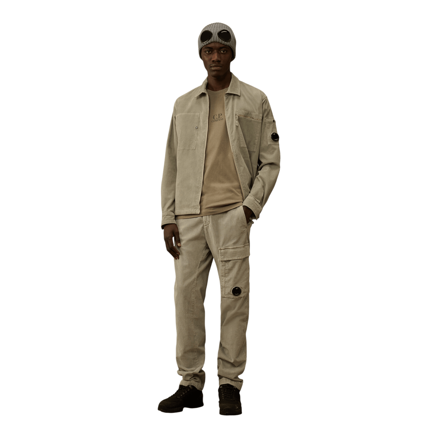 UNIT Hamburg - C.P. Company T‑Shirt 30/1 Jersey British Sailor, fallen rock, beige - C.P. Company