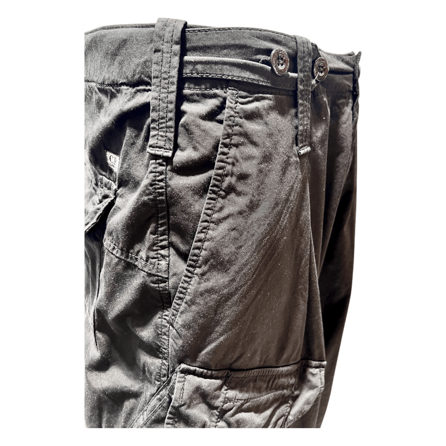 C.P. Company, weite Cargohose, schwarz - UNIT Hamburg