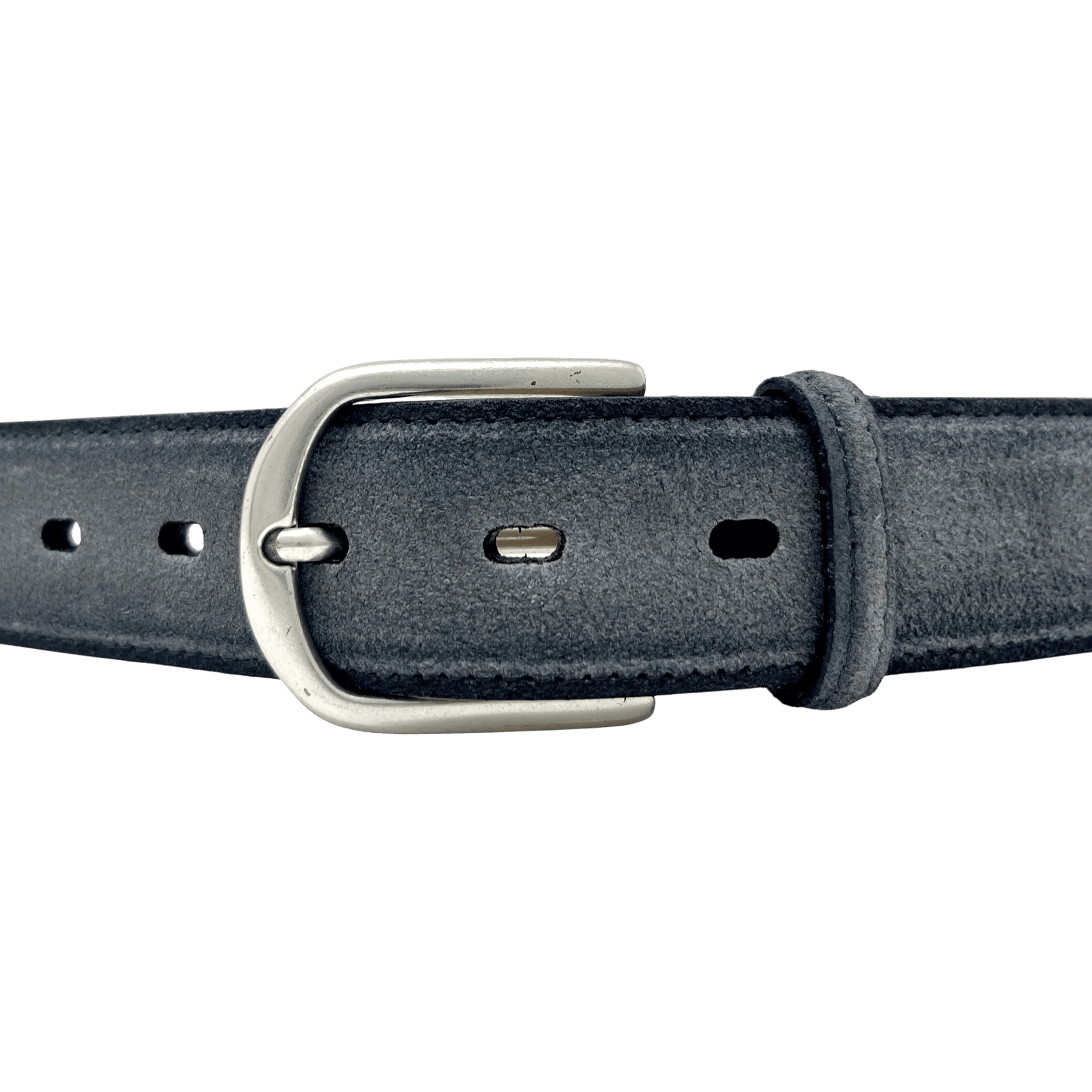 UNIT Hamburg - Fausto Colato Velours - Gürtel grigio | gewaschen - Fausto Colato