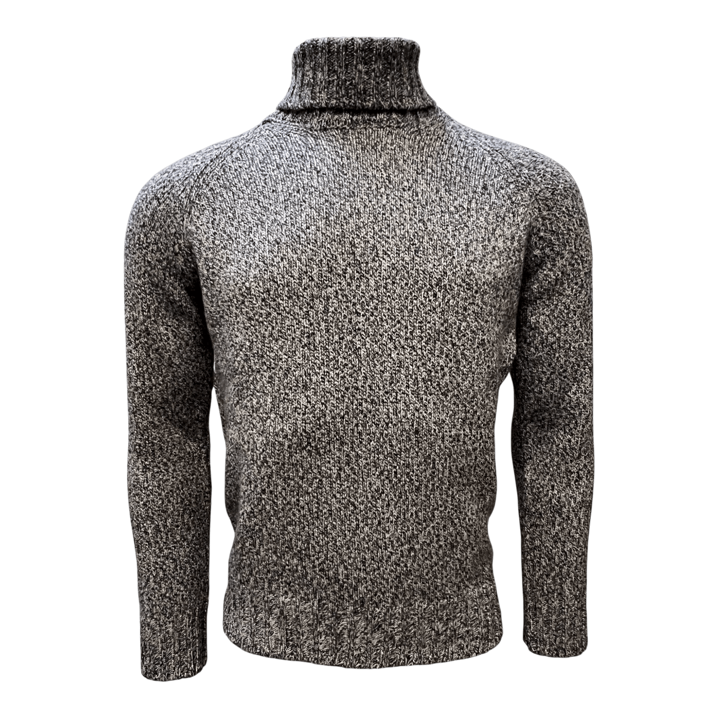 UNIT Hamburg - Gran Sasso, Kaschmir/Wolle, Rollkragen, Melange, schiefer - Gran Sasso