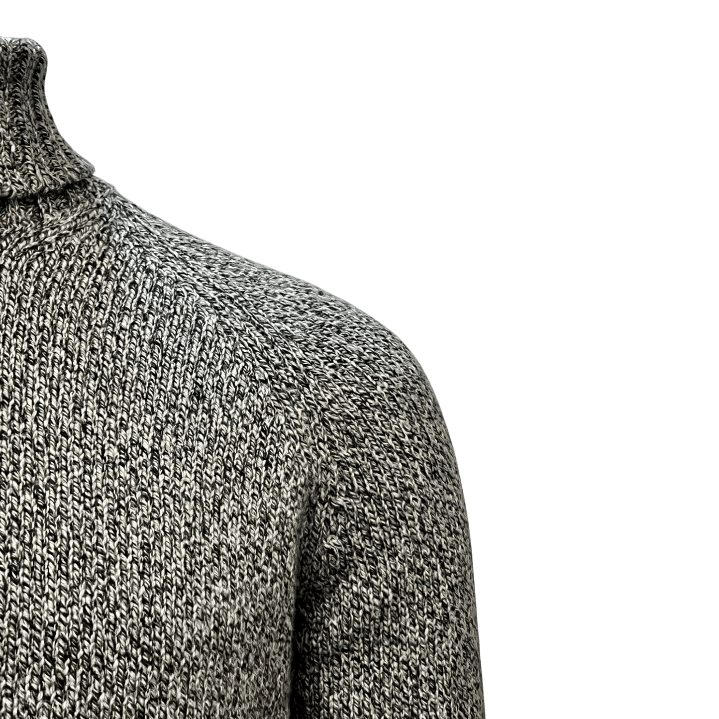 UNIT Hamburg - Gran Sasso, Kaschmir/Wolle, Rollkragen, Melange, schiefer - Gran Sasso