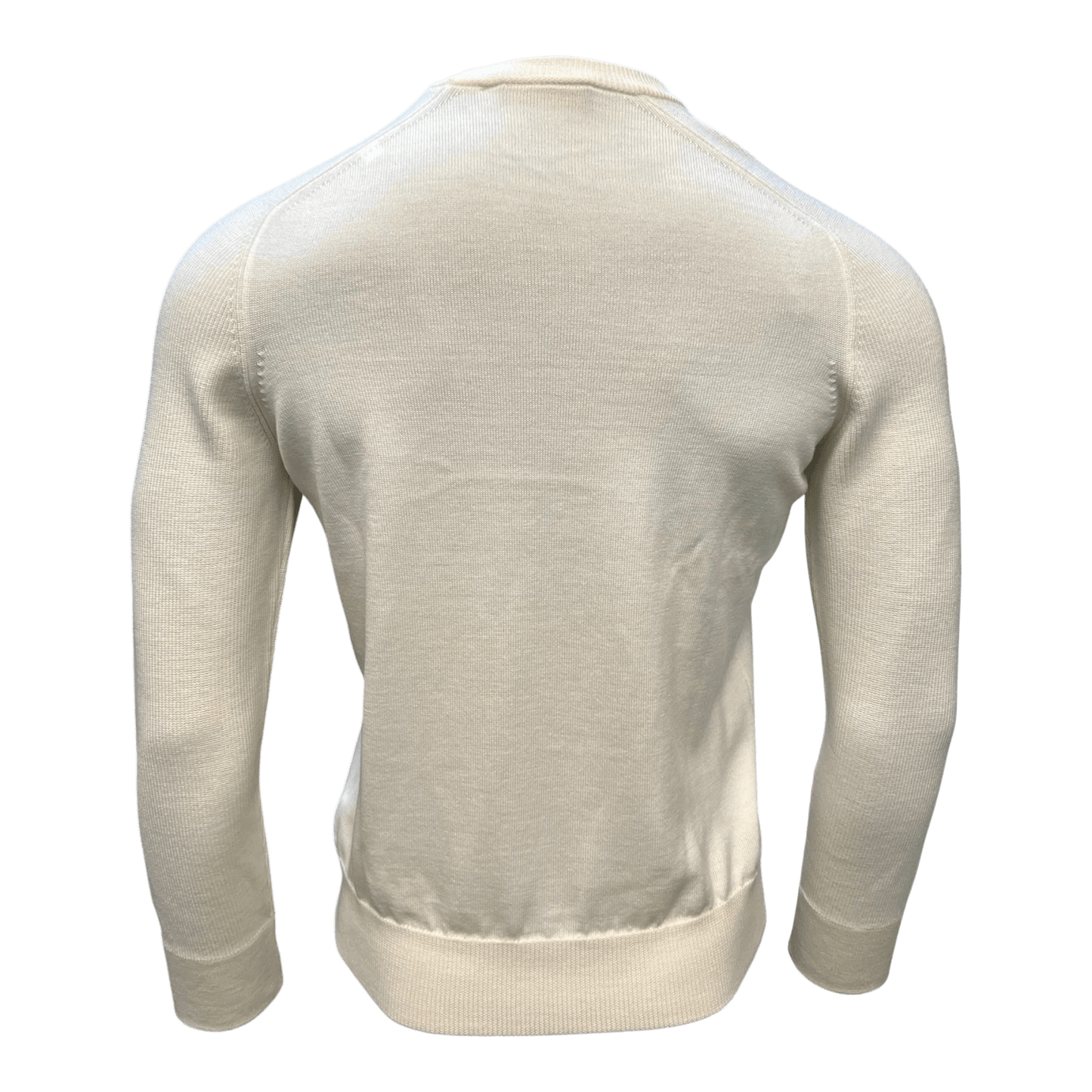 UNIT Hamburg - Gran Sasso, Rainwool, maglia fine, collo rotondo bianco - Gran Sasso