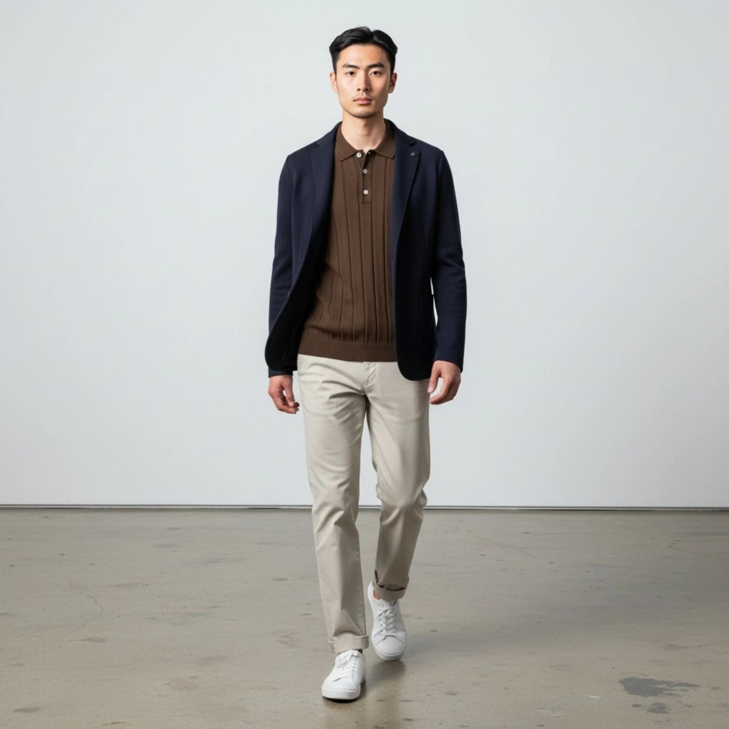 UNIT Hamburg - Gran Sasso, Rainwool Sakko, navy - Gran Sasso