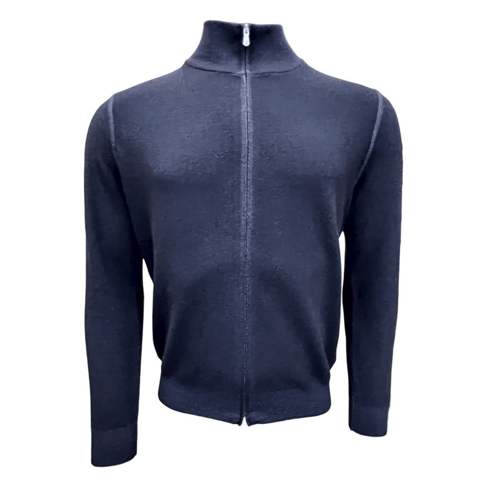UNIT Hamburg - Gran Sasso, Vintage Merino, Strickjacke, blau - Gran Sasso