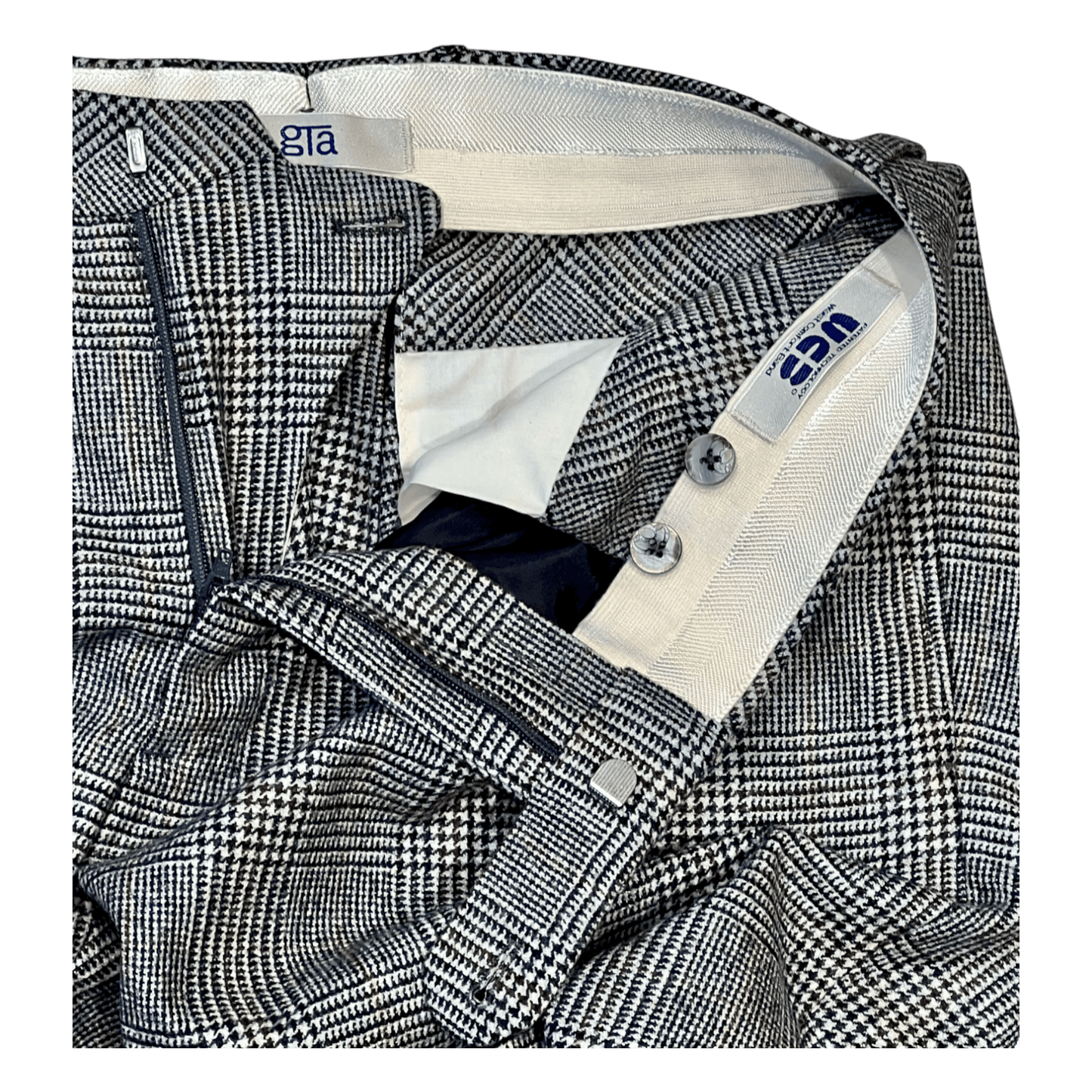 UNIT Hamburg - GTA il Pantalone, FEDERICO, Wollhose, Karo glencheck - GTA il Pantalone