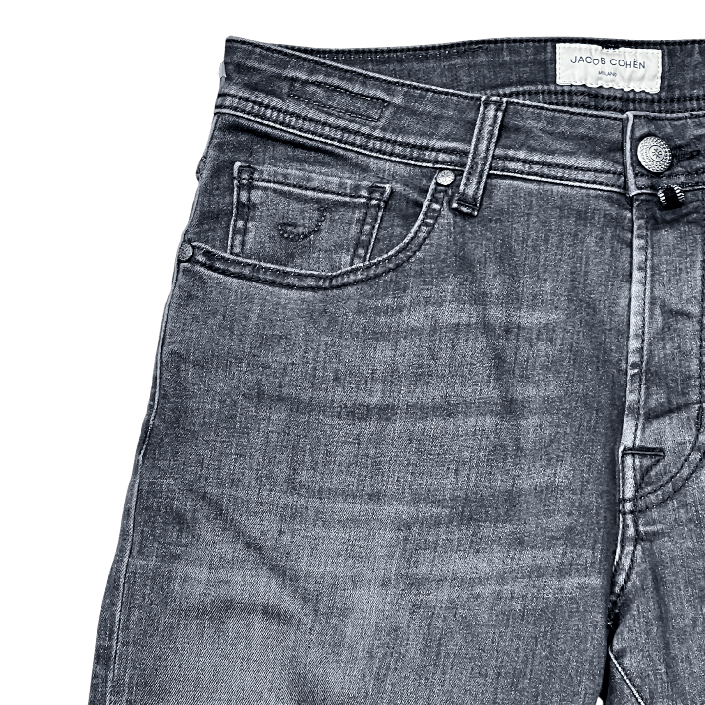 UNIT Hamburg - Jacob Cohën, Bard, grau, dark grey label - Jacob Cohën