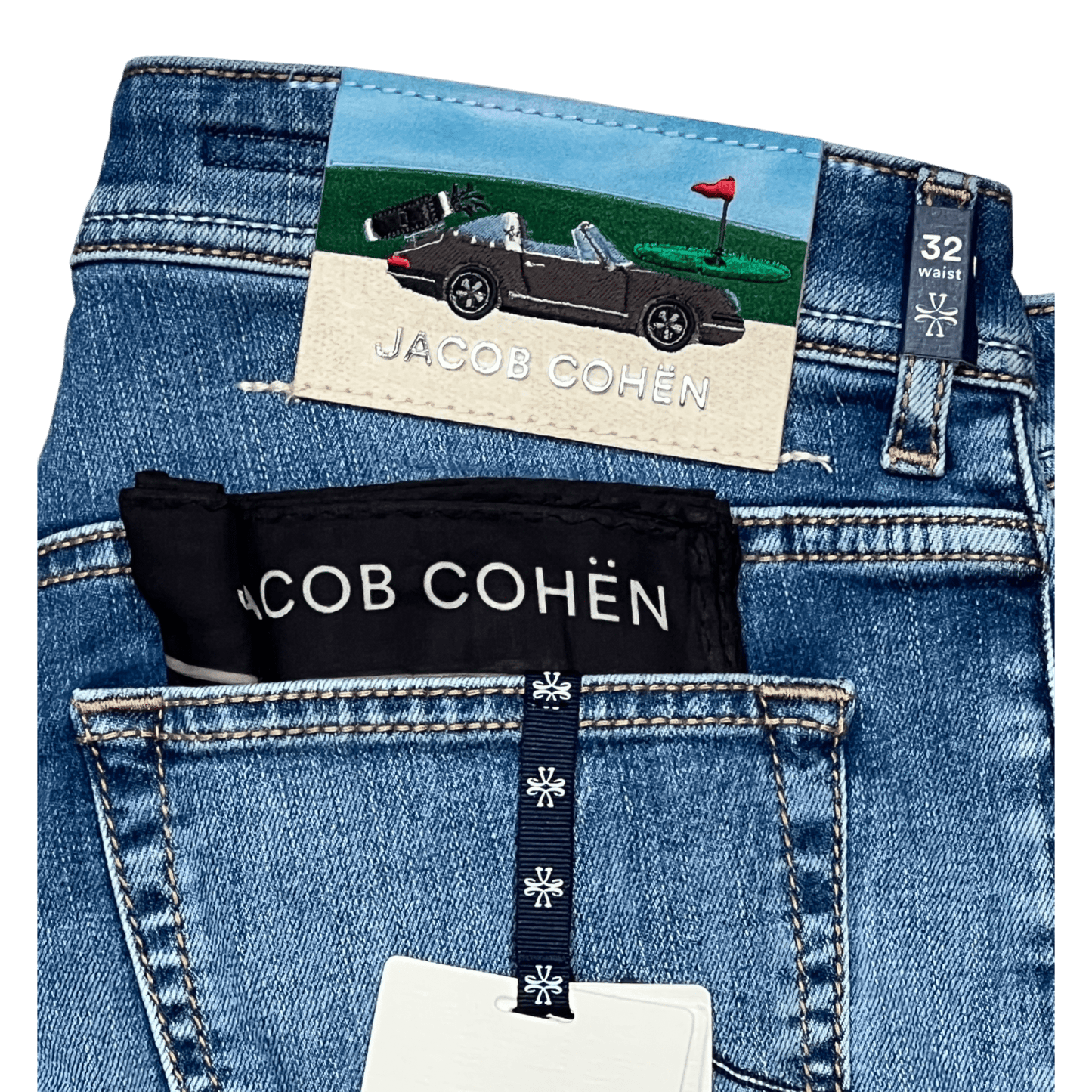 UNIT Hamburg - Jacob Cohën, BARD, light washed – Golf Resort Label - Jacob Cohën
