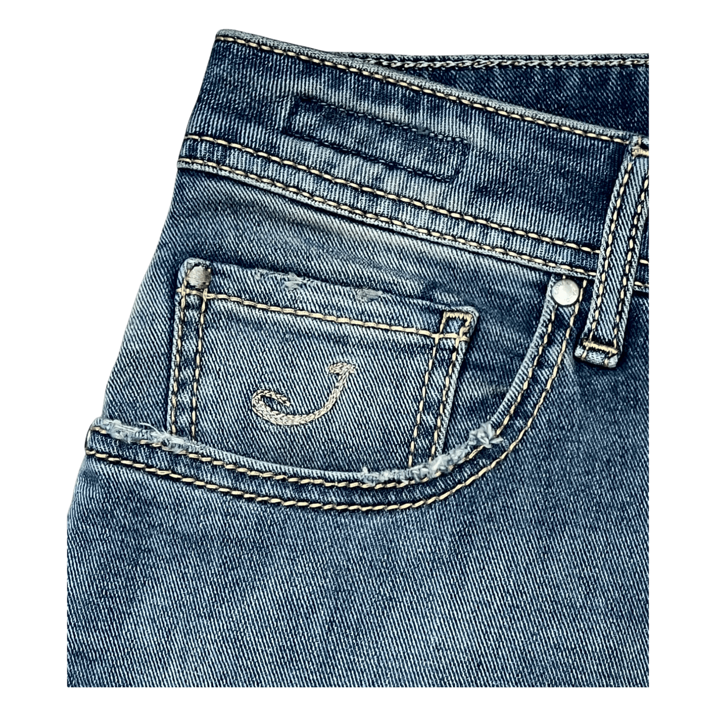 UNIT Hamburg - Jacob Cohën, Bard, vintage, sage label, medium blue - Jacob Cohën