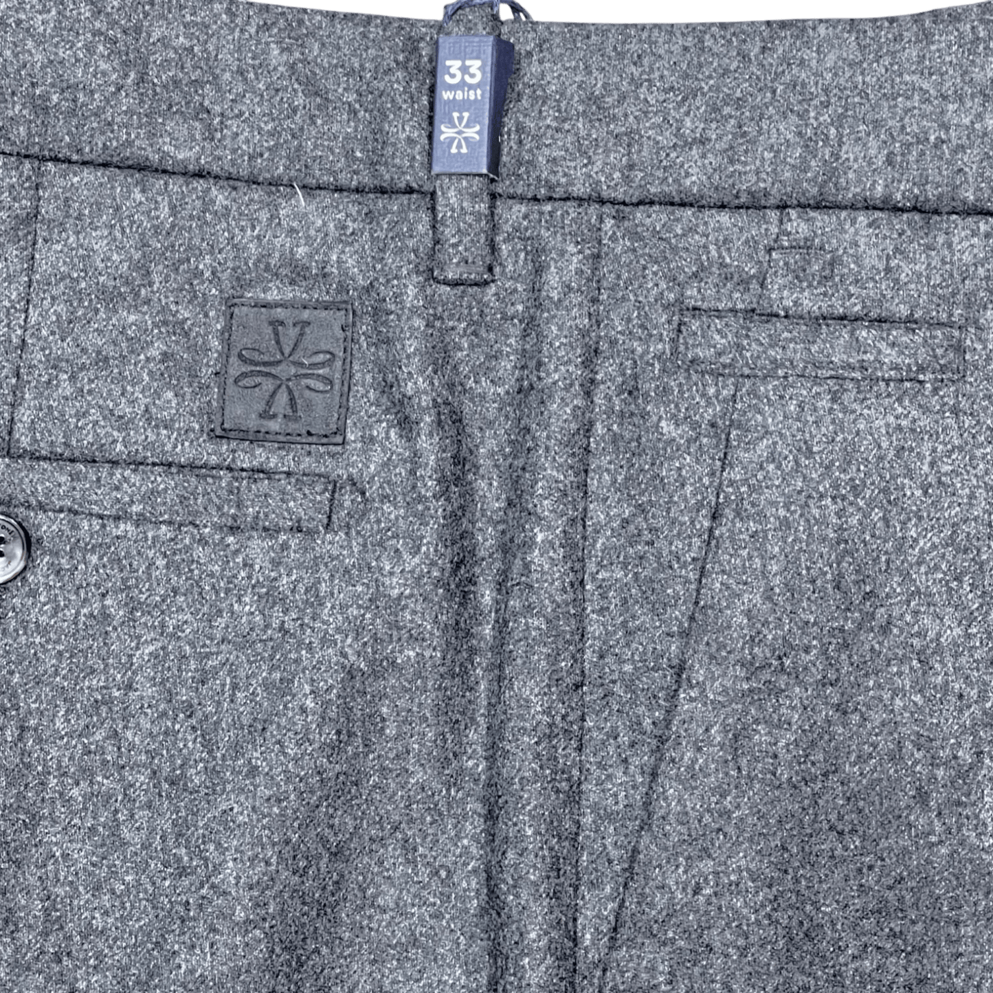 UNIT Hamburg - Jacob Cohën, BOBBY WOOL, melange dark grey - Jacob Cohën