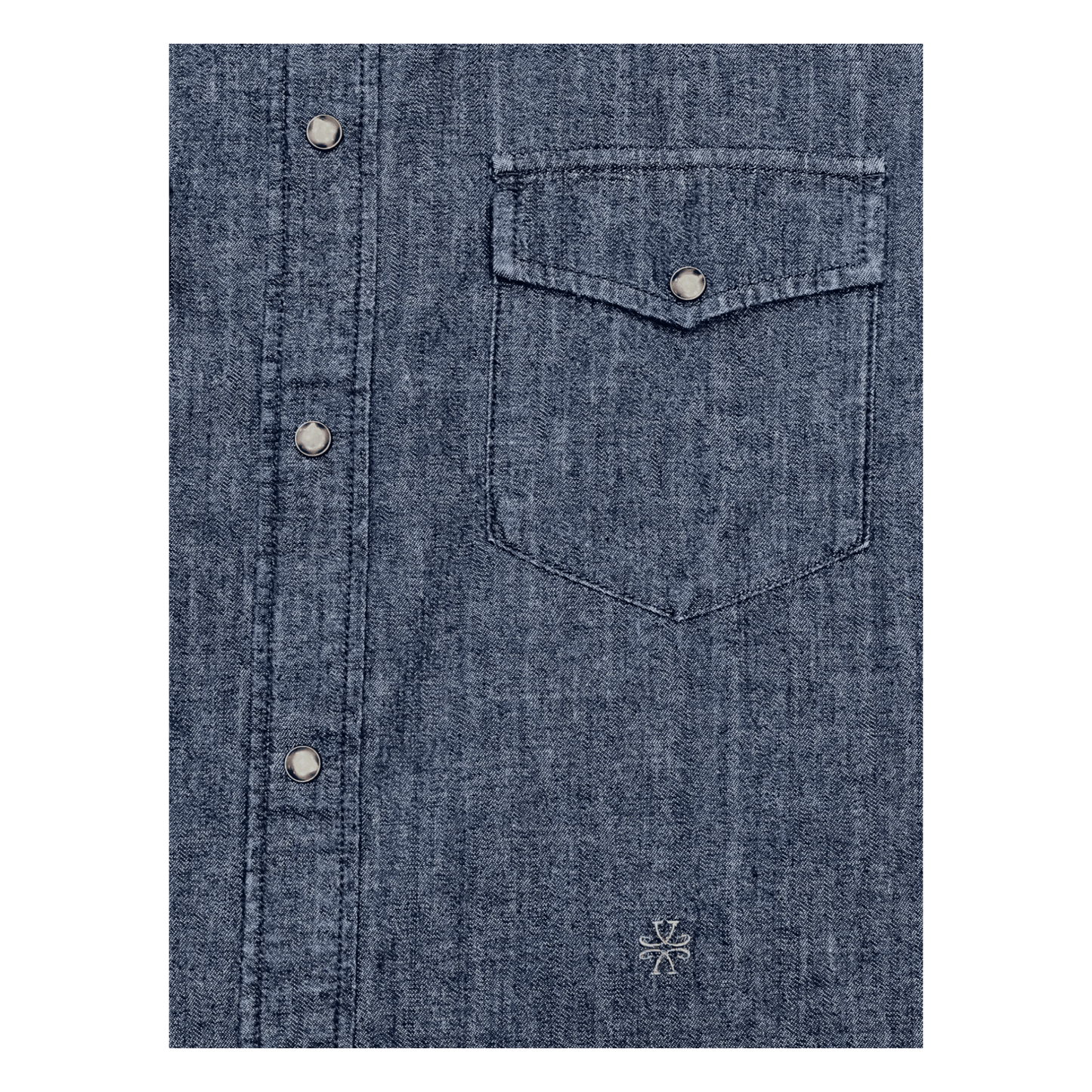 UNIT Hamburg - Jacob Cohën, Denim Westernshirt, one washed, dark blu - Jacob Cohën