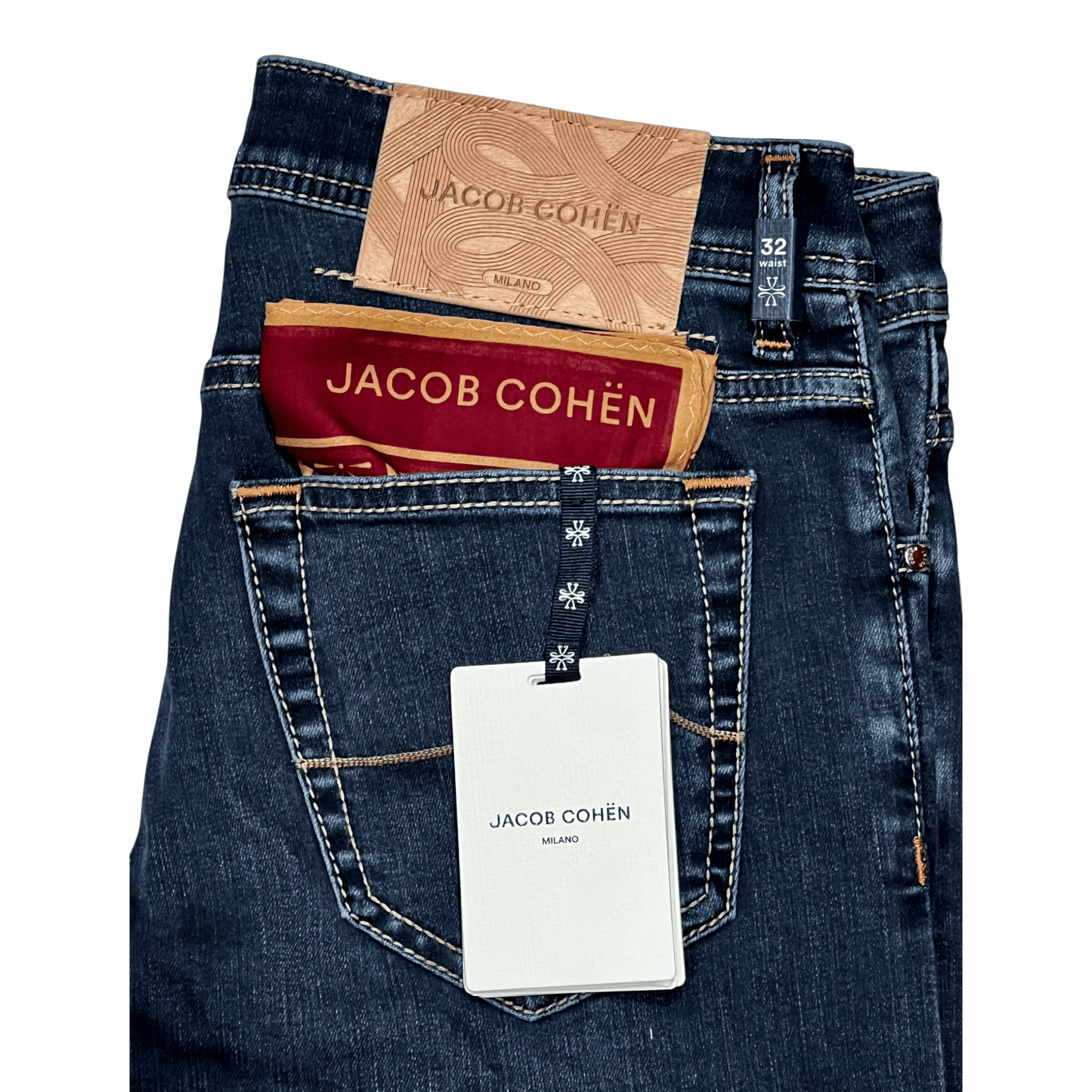 UNIT Hamburg - Jacob Cohën, Nick Slim, dunkleres blau, sand Label - Jacob Cohën