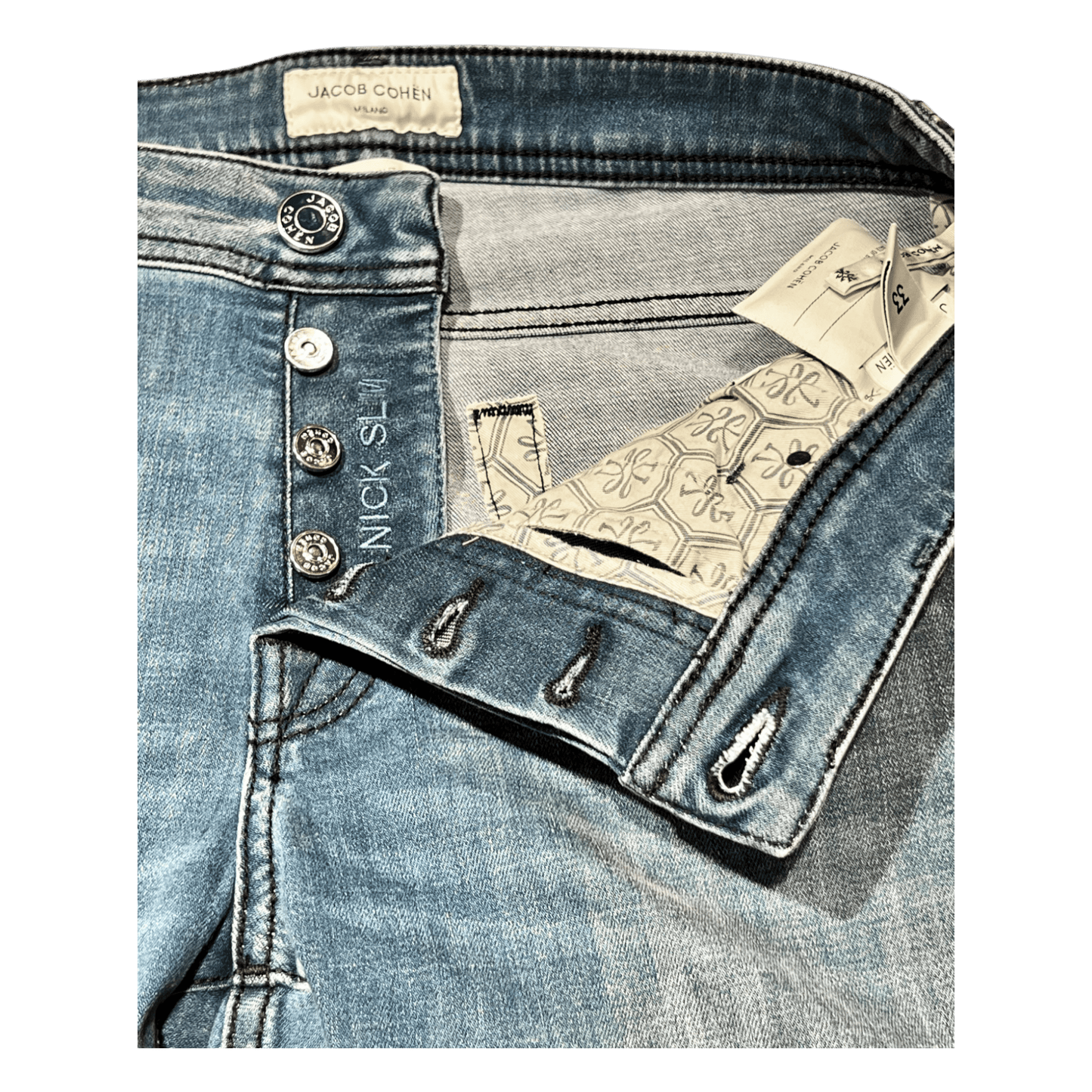UNIT Hamburg - Jacob Cohën, Nick Slim, purple label light washed - Jacob Cohën
