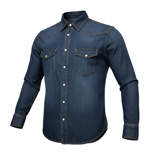 UNIT Hamburg - Jacob Cohën Western Shirt Medium Blueshop - Jacob Cohën