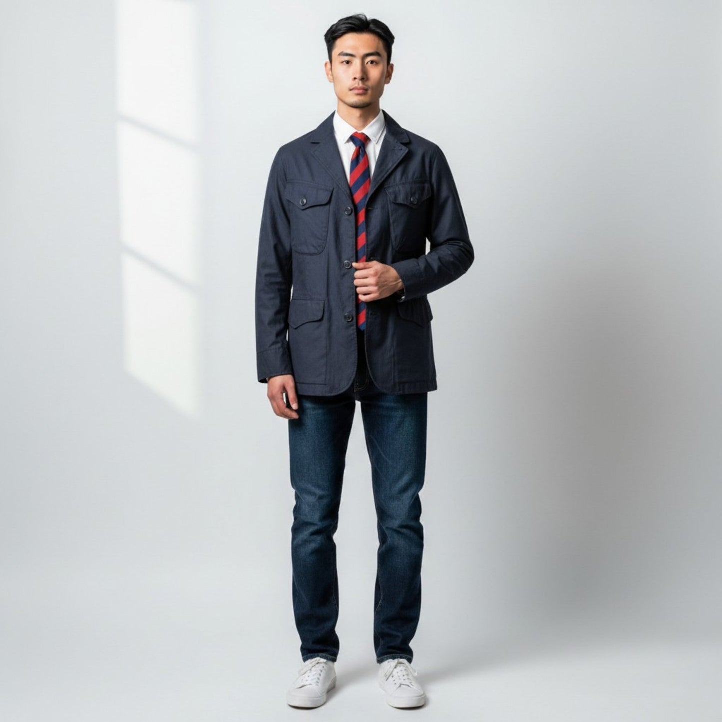 UNIT Hamburg - Manifattura Ceccarelli, Bush Jacket, navy - Ceccarelli