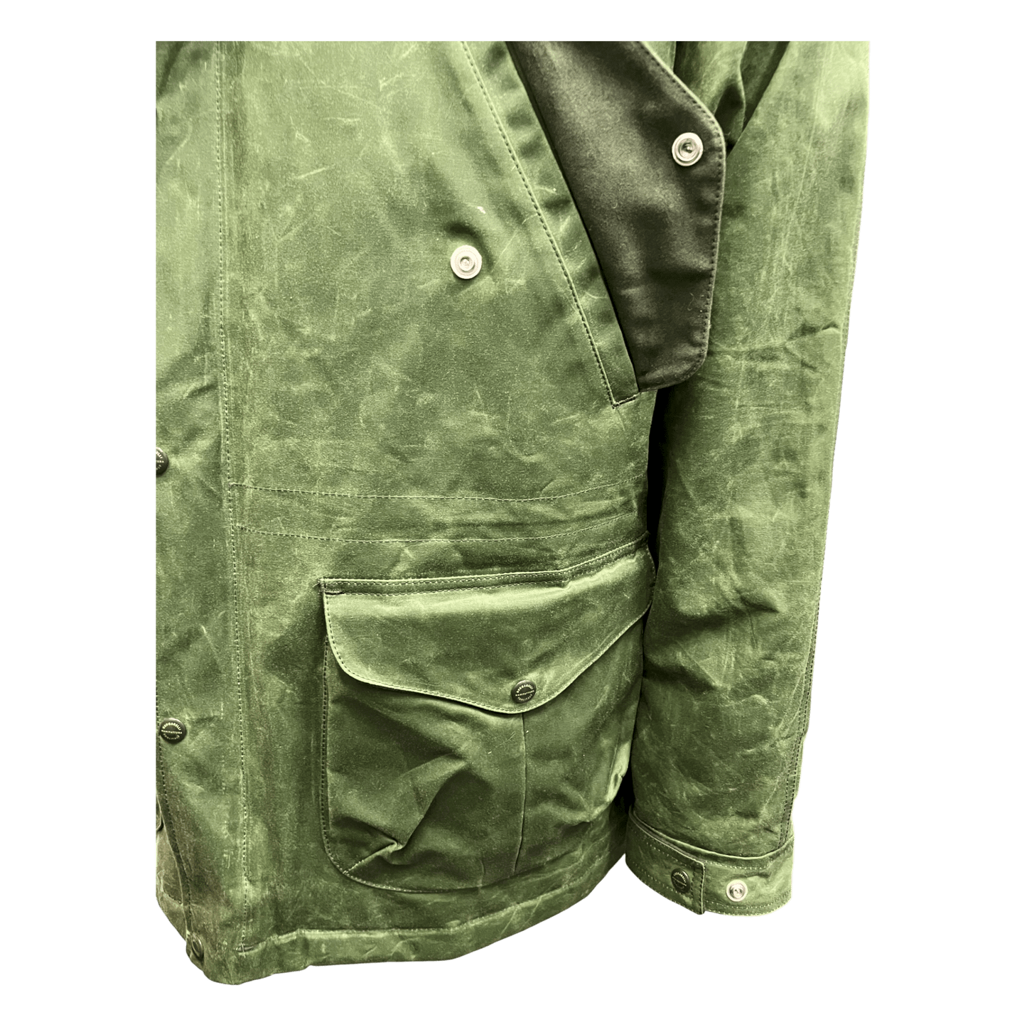 UNIT Hamburg - Manifattura Ceccarelli, Fisherman Parka – gewachste grüne Jacke aus Italien - Ceccarelli