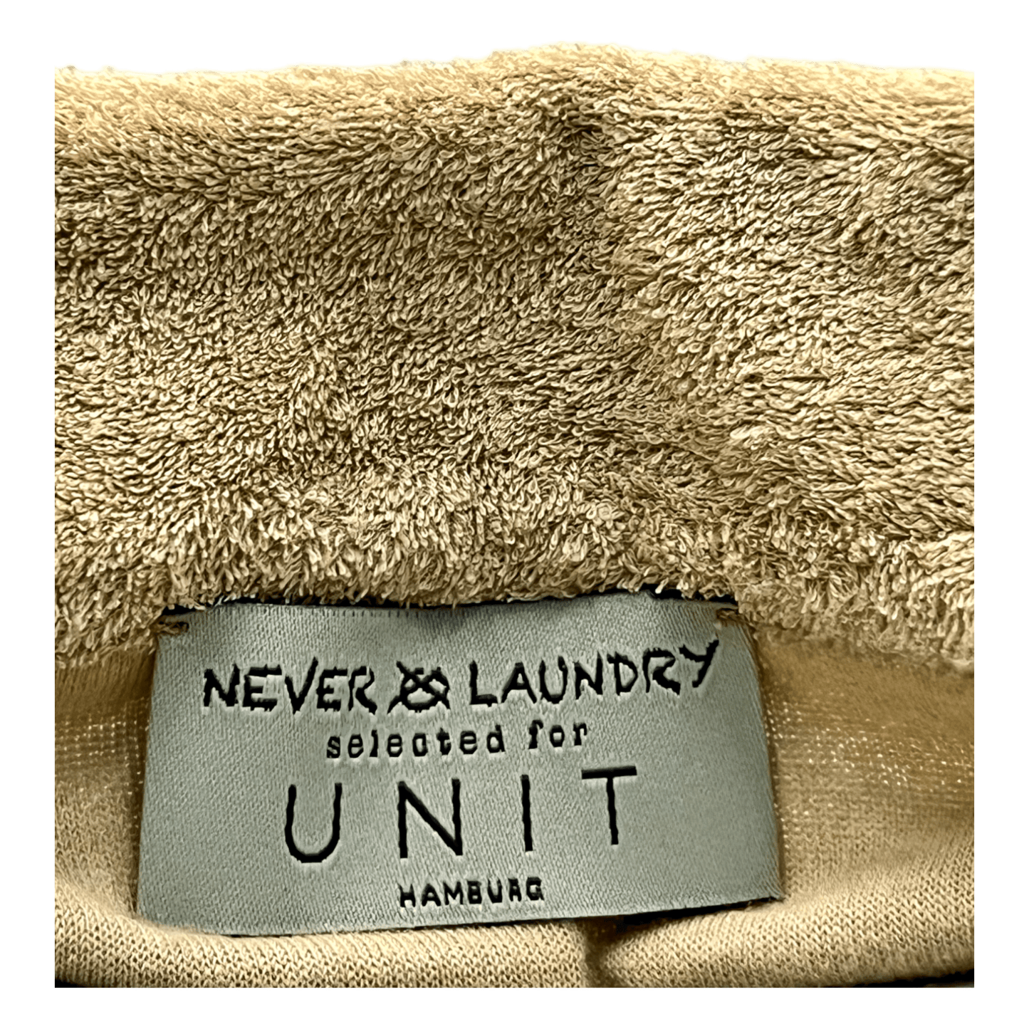 UNIT Hamburg - Never Laundry, Frottee Polo, Baumwolle, sand - Never Laundry