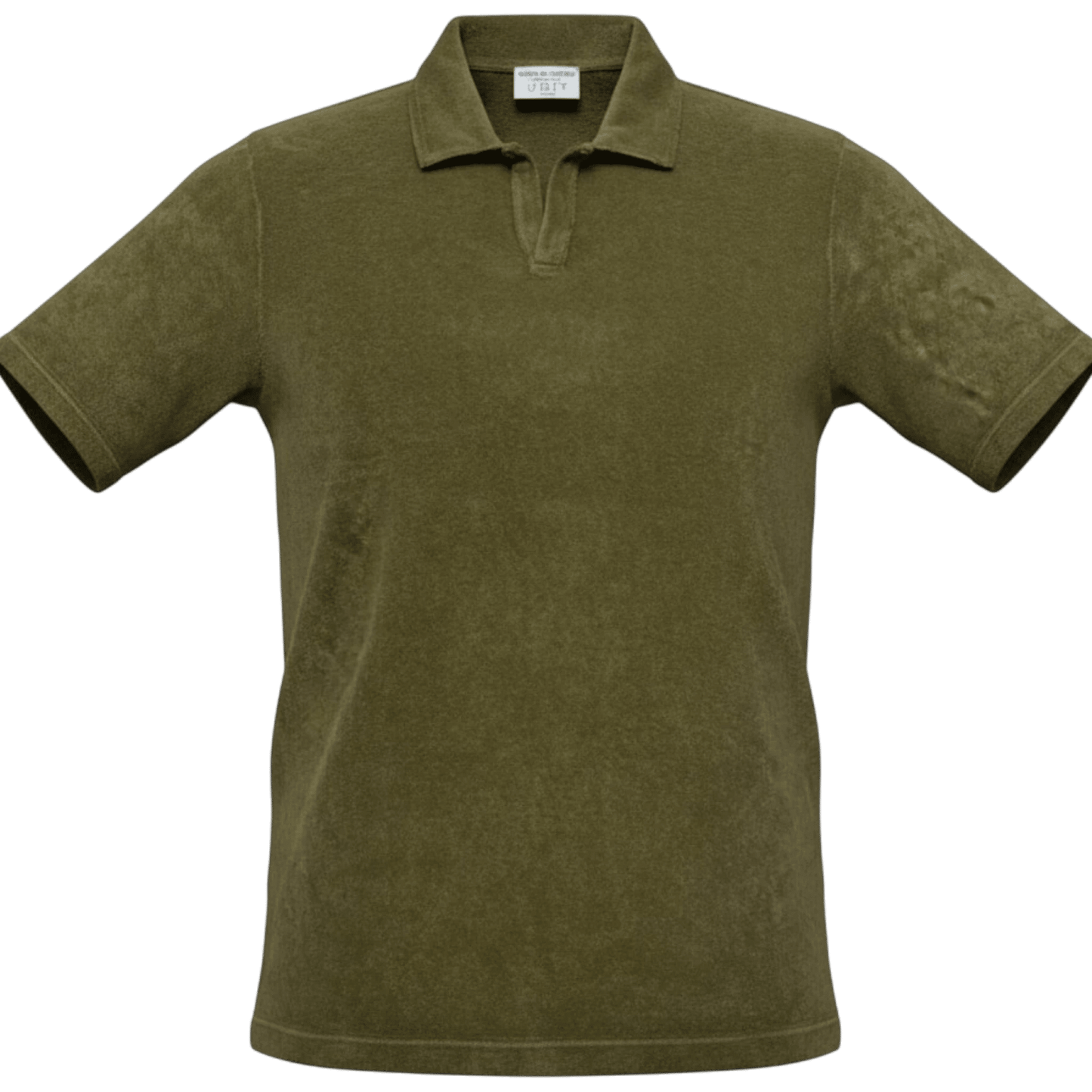 UNIT Hamburg - Never Laundry, Frottee - Polo Oliv – 100% Baumwolle - Never Laundry