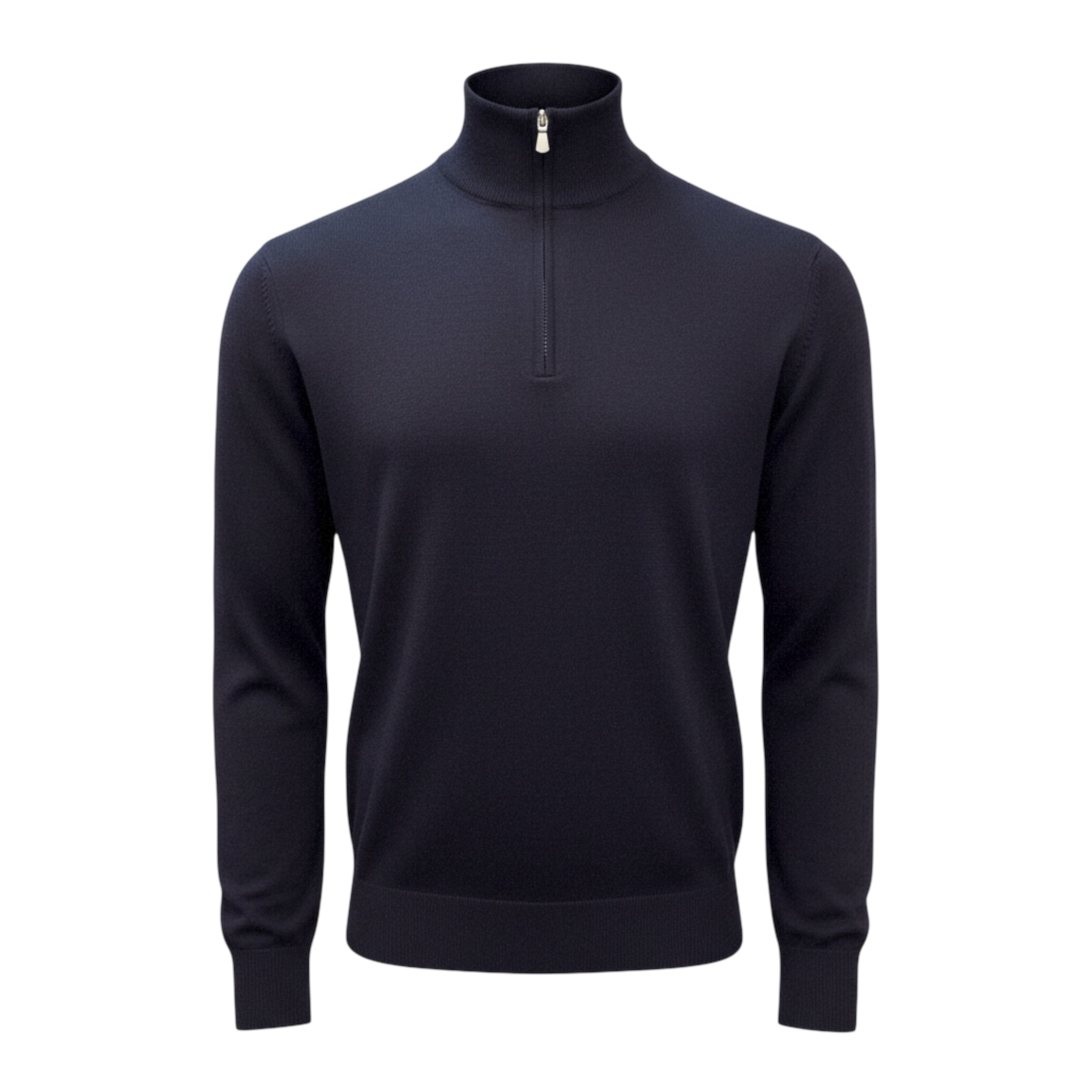 UNIT Hamburg - Never Laundry, Halfzip, Woll/Kaschmirmischung, navy - Never Laundry