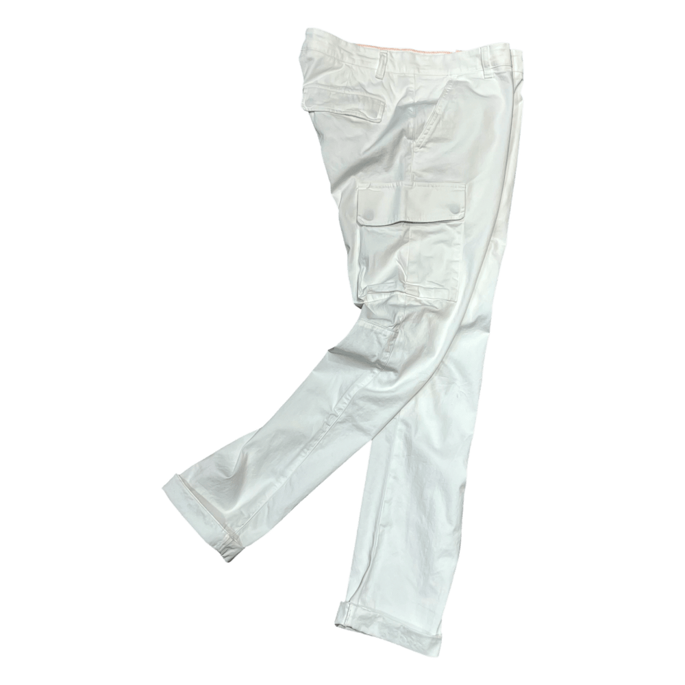 UNIT Hamburg - Never Laundry, Santiago Cargo, schmalere form, weiß - Never Laundry