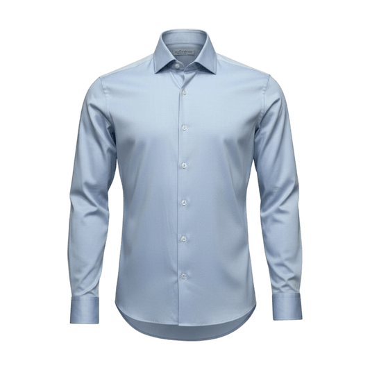 UNIT Hamburg - Never Laundry, Slim Fit, Baumwolle, uni, hellblau - Never Laundry
