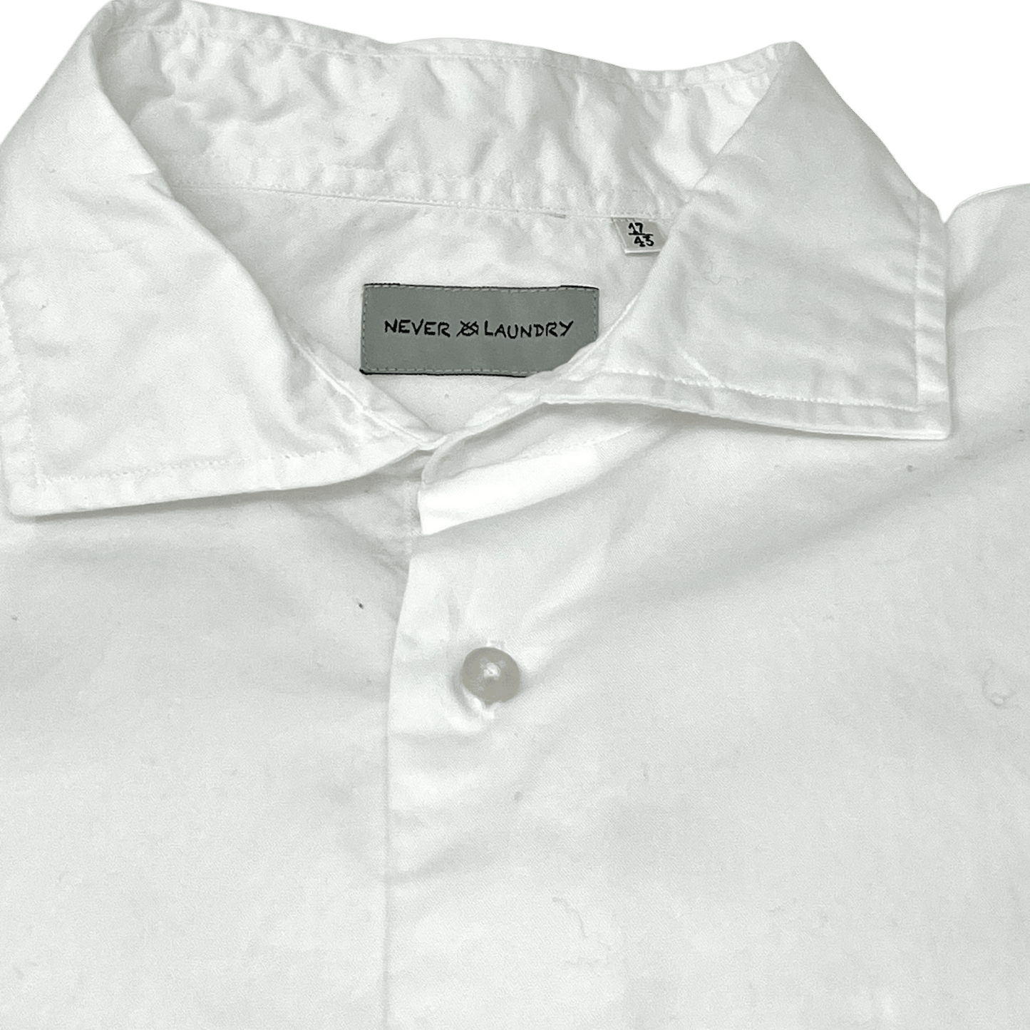 UNIT Hamburg - Never Laundry, Slim Fit, Baumwolle, weiß - Never Laundry