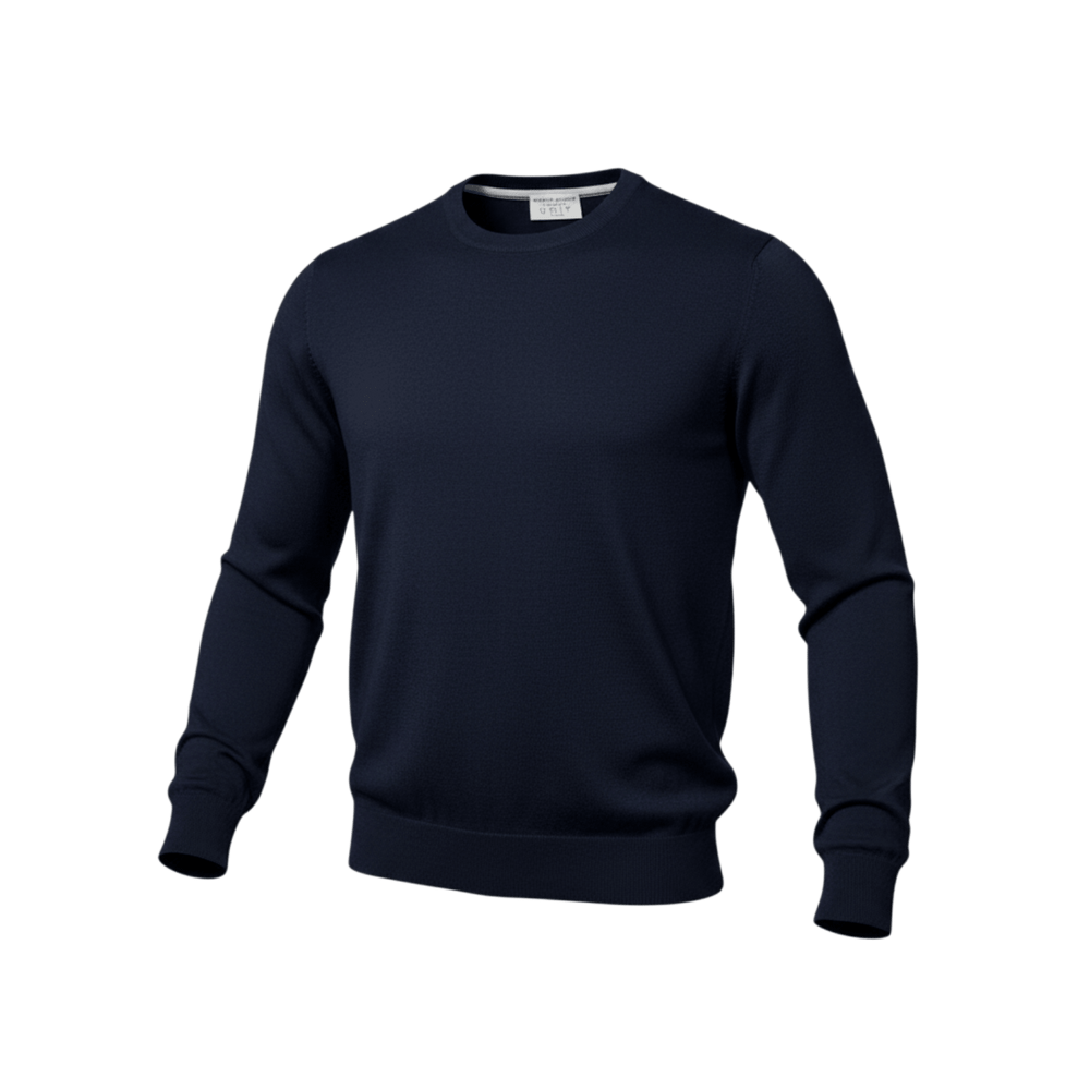 UNIT Hamburg - Never Laundry Super Tasmania Rundhals – Navy - Never Laundry
