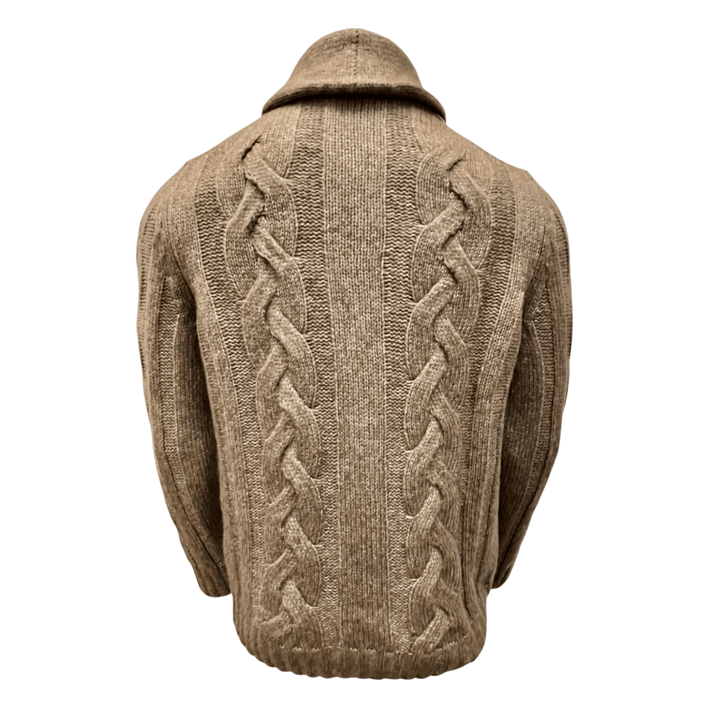 UNIT Hamburg - Never Laundry Zopfstrick Cardigan – Strickjacke, mittelbraun - Never Laundry