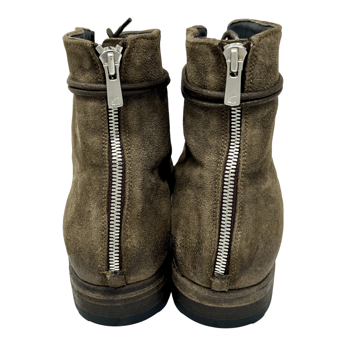 UNIT Hamburg - Officine Creative, BULLA, Schnür,Zip Boot – aus Rauleder, schlamm - Officine Creative