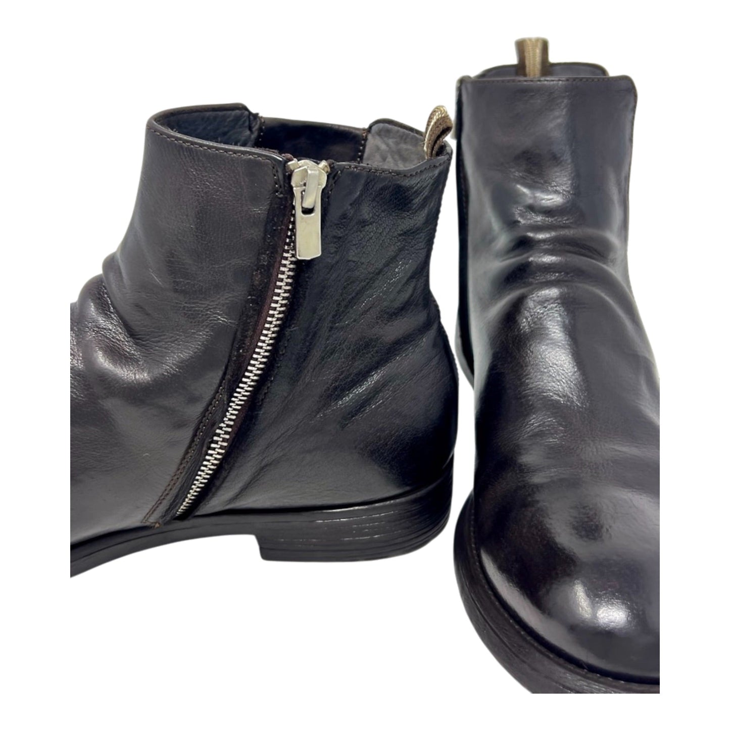 UNIT Hamburg - Officine Creative, HIVE, Chelsea Zip Boot, Kautschuksohle, braun - Officine Creative