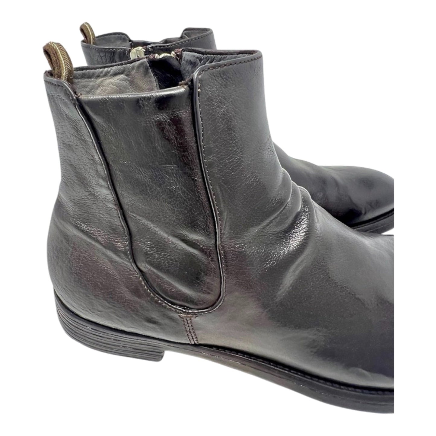 UNIT Hamburg - Officine Creative, HIVE, Chelsea Zip Boot, Kautschuksohle, braun - Officine Creative