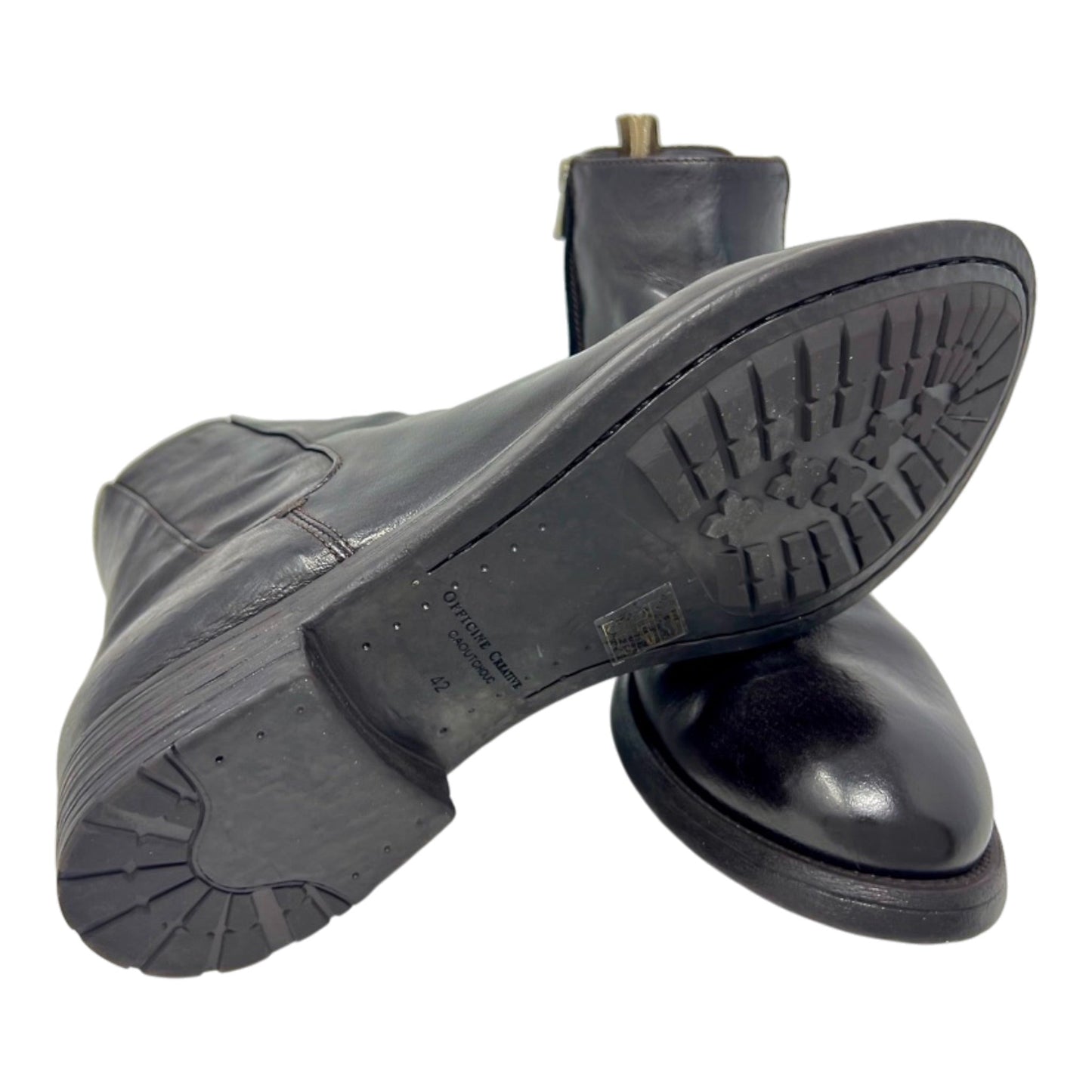 UNIT Hamburg - Officine Creative, HIVE, Chelsea Zip Boot, Kautschuksohle, braun - Officine Creative