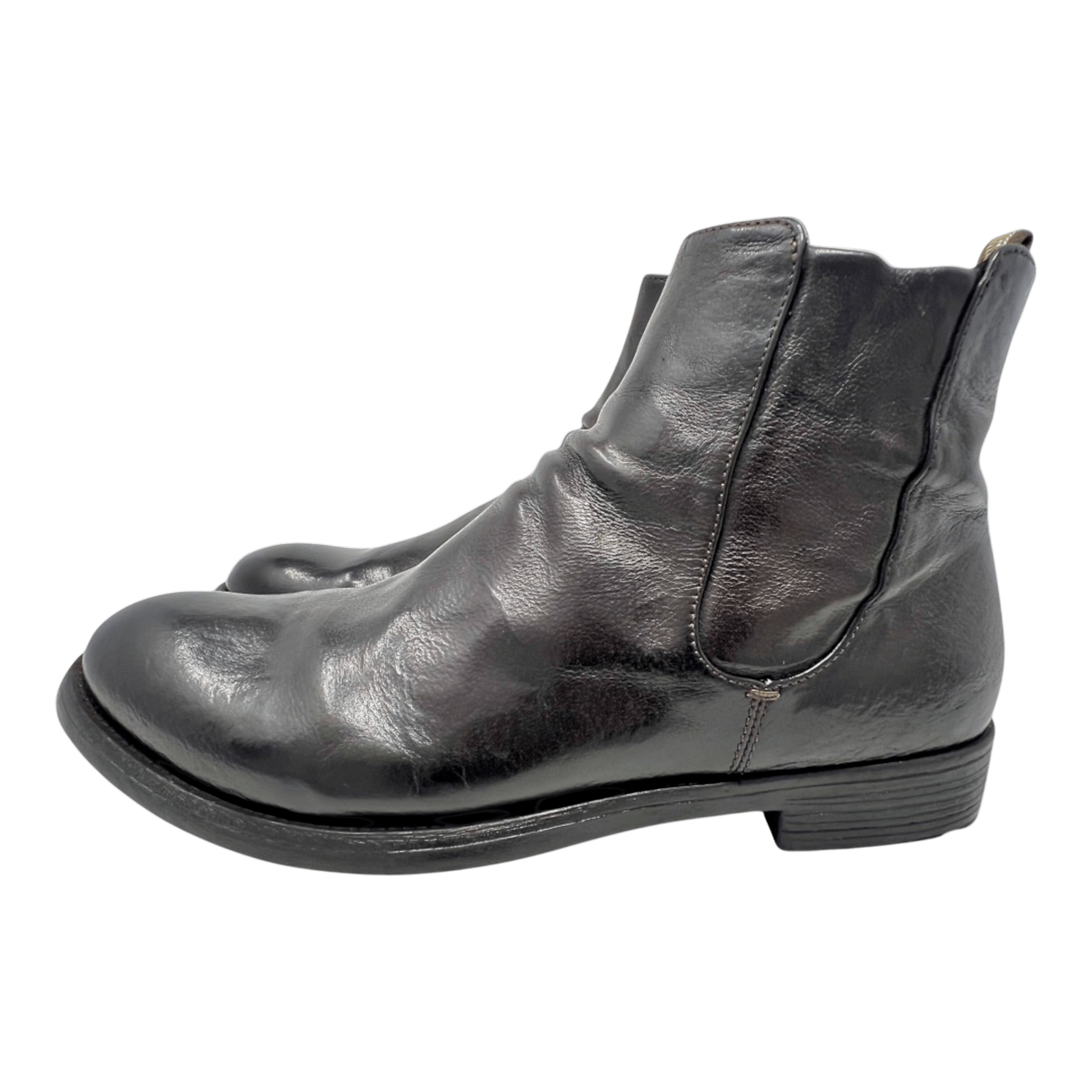 UNIT Hamburg - Officine Creative, HIVE, Chelsea Zip Boot, Kautschuksohle, braun - Officine Creative