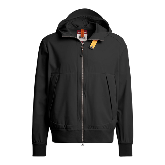 UNIT Hamburg - Parajumpers Abner: 3 - layer softshell blouson, black - Parajumpers