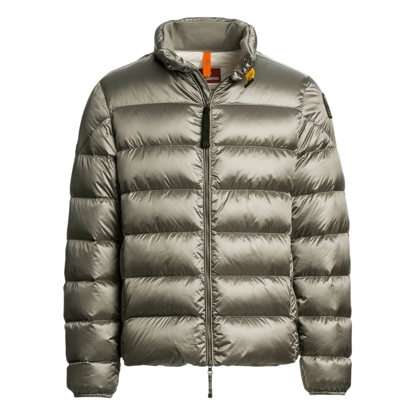 UNIT Hamburg - Parajumpers Dillon – Daunenjacke mit glänzendem Finish, grau mit salbei - Parajumpers
