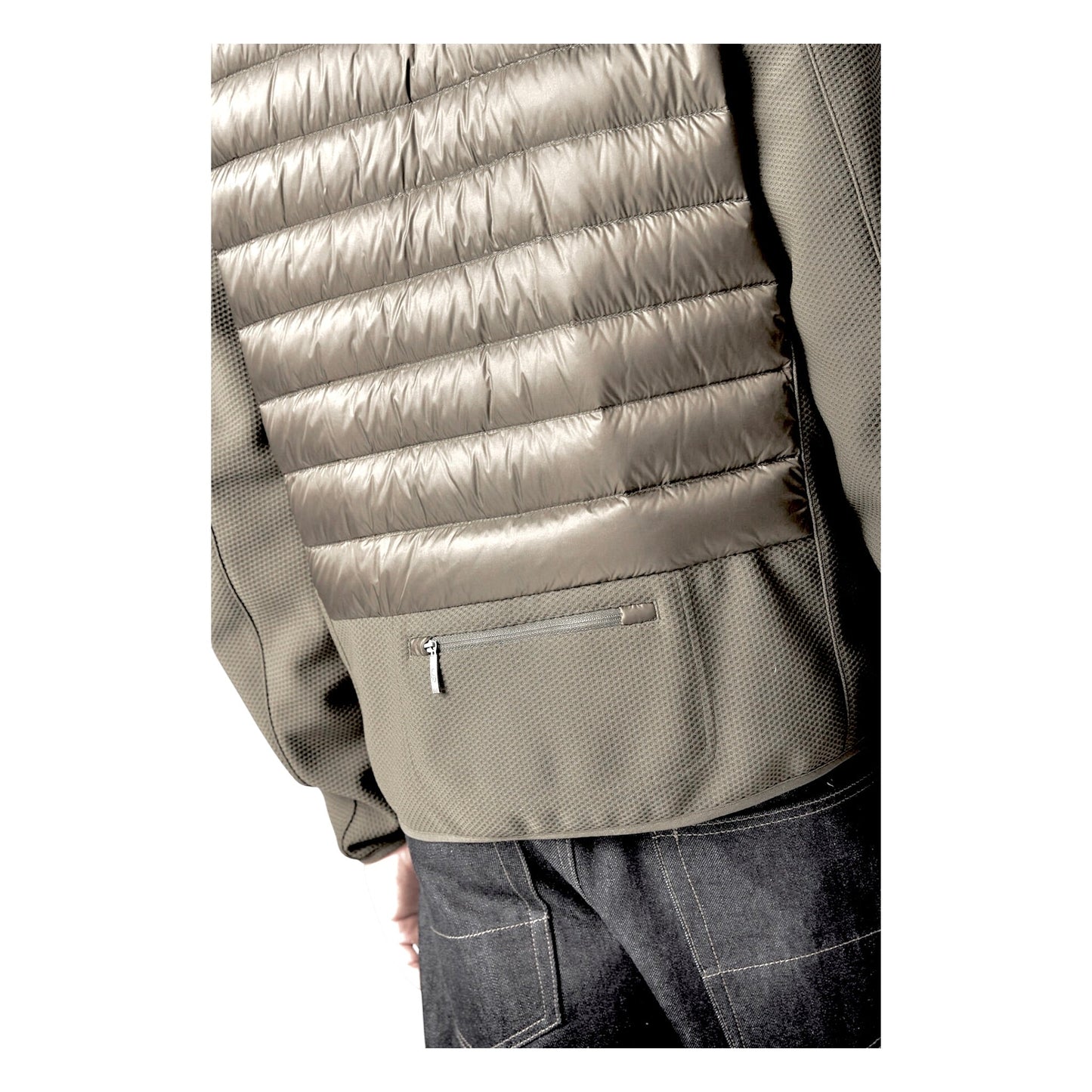 UNIT Hamburg - Parajumpers Jayden – Hybrid - Daunenjacke, nowhere grau - blasses oliv - Parajumpers