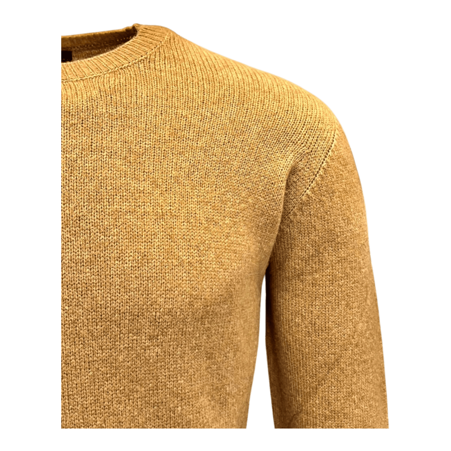 UNIT Hamburg - Roberto Collina, ベビーキャメル、ラウンドネック、キャメル - ロベルト・コリーナ