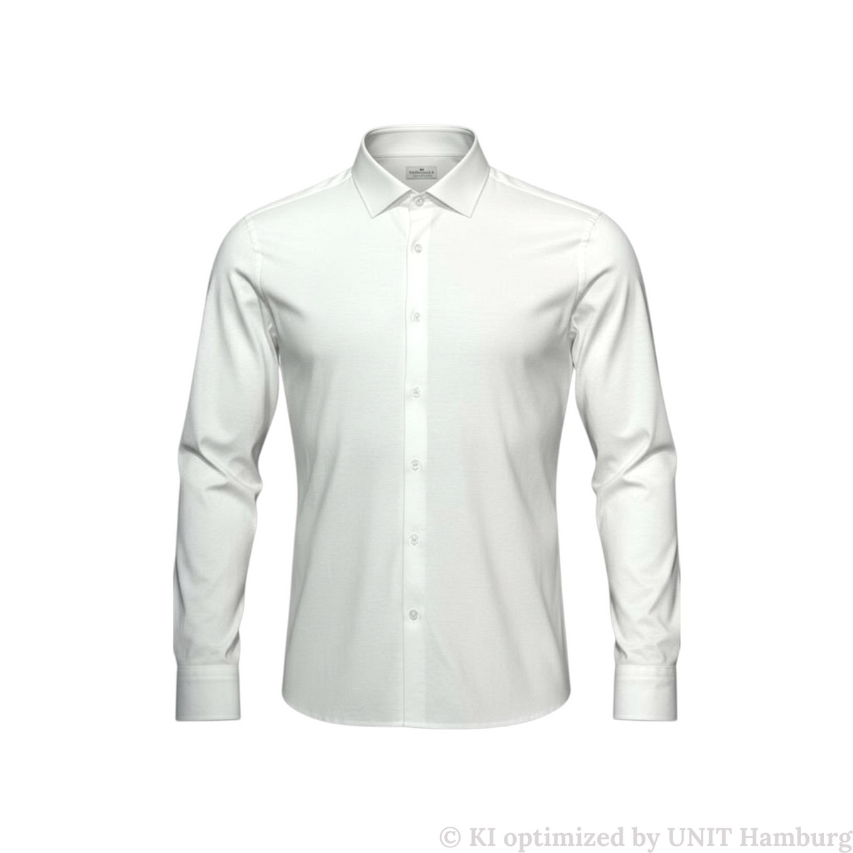 Watermarked - Never Laundry, Slim Fit, Baumwolle, weiß