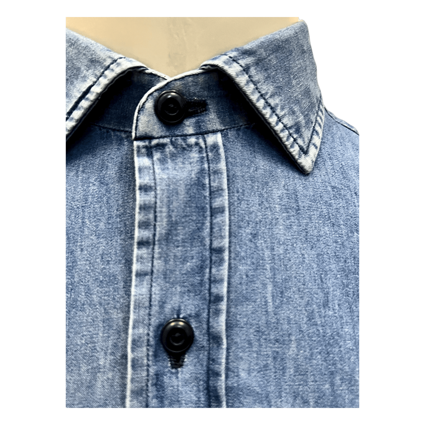 UNIT Hamburg - Salvatore Piccolo, Japan Denim, Chambré, denimblau - Salvatore Piccolo