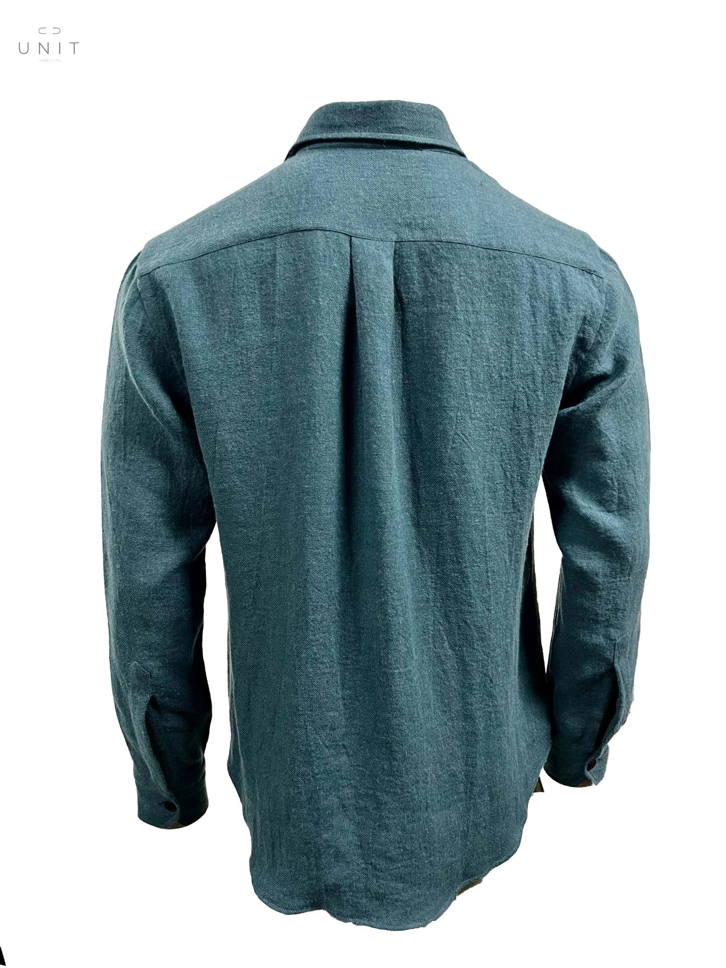 Salvatore Piccolo, Overshirt Ramie/ Leinen/ Wolle, blau - UNIT Hamburg