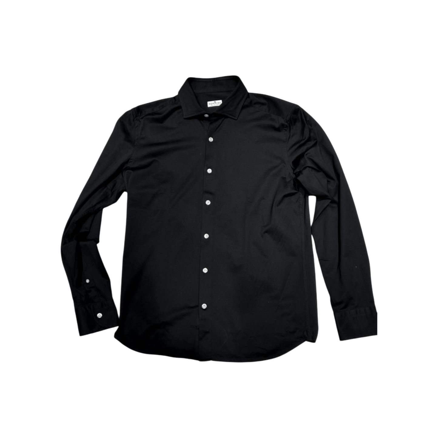 UNIT Hamburg - Sonrisa, das feine Jerseyhemd, schwarz - Sonrisa