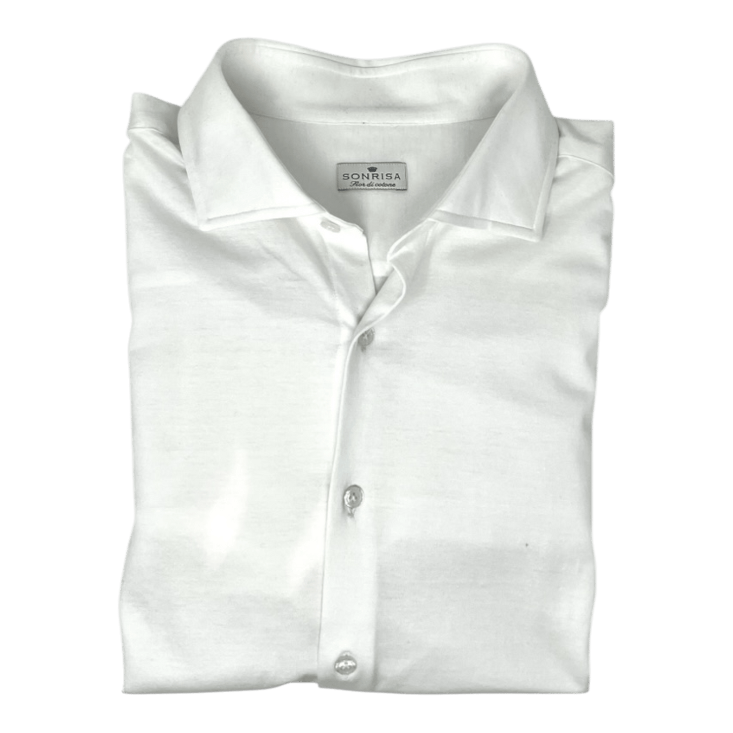 UNIT Hamburg - Sonrisa, das feine Jerseyhemd, weiß - Sonrisa