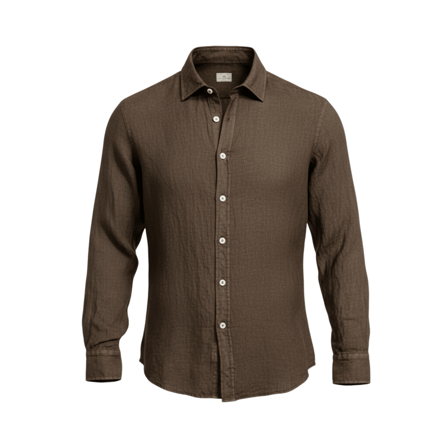 UNIT Hamburg - Sonrisa, feines Leinenhemd Nougatbraun - Sonrisa