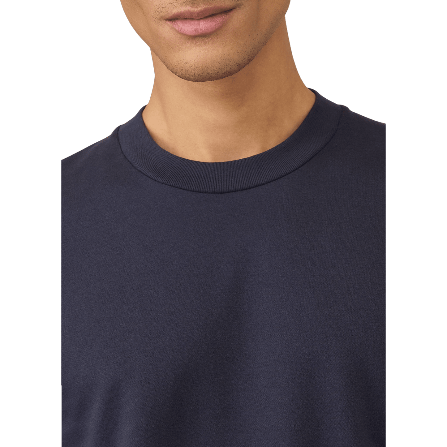 UNIT Hamburg - Sunspel, Heavy Weight Supima Cotton T-Shirt, navy - Sunspel