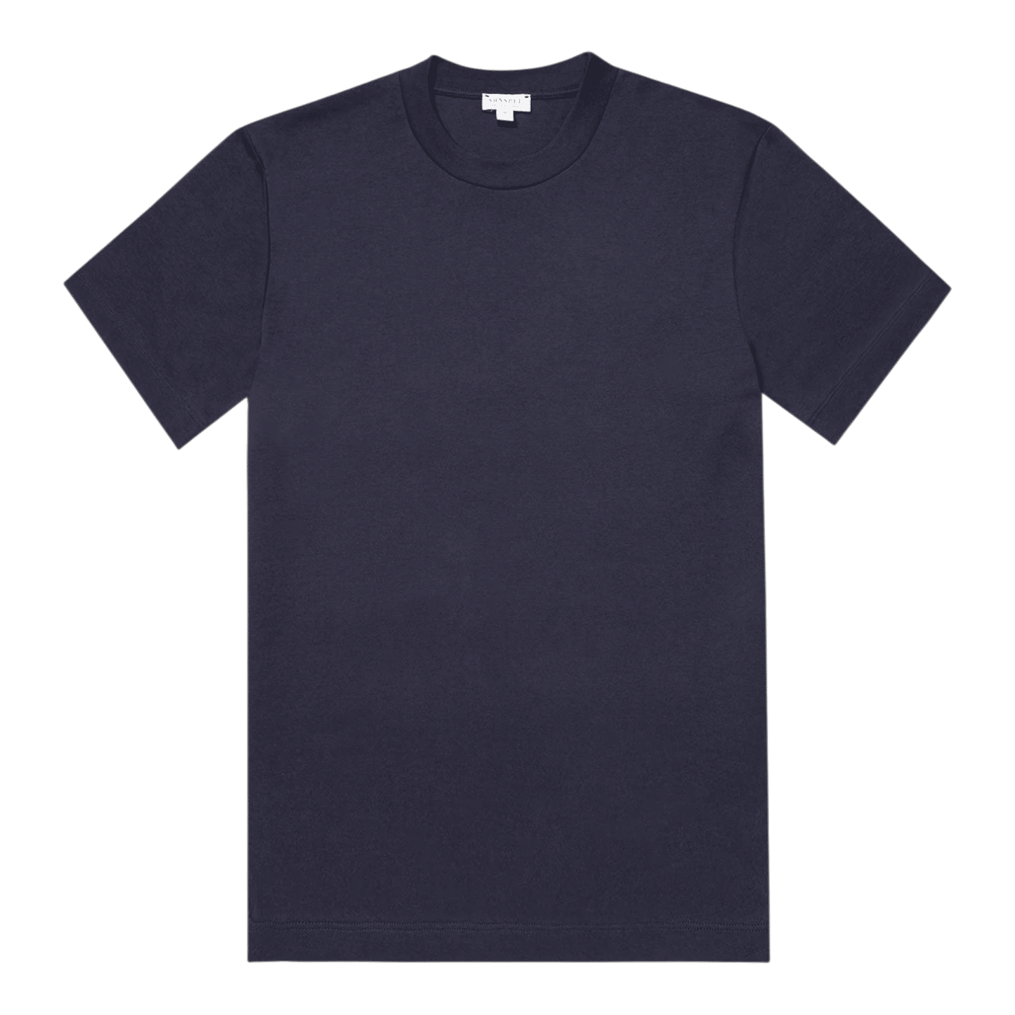 UNIT Hamburg - Sunspel, Heavy Weight Supima Cotton T-Shirt, navy - Sunspel