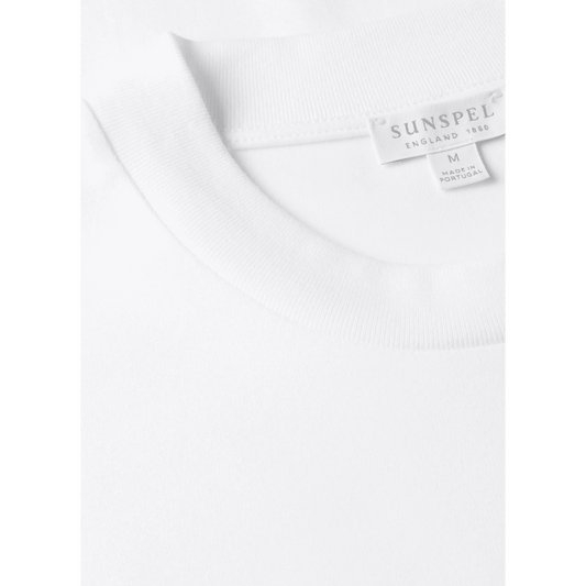 UNIT Hamburg - Sunspel, Heavy Weight Supima Cotton T-Shirt, weiß - Sunspel