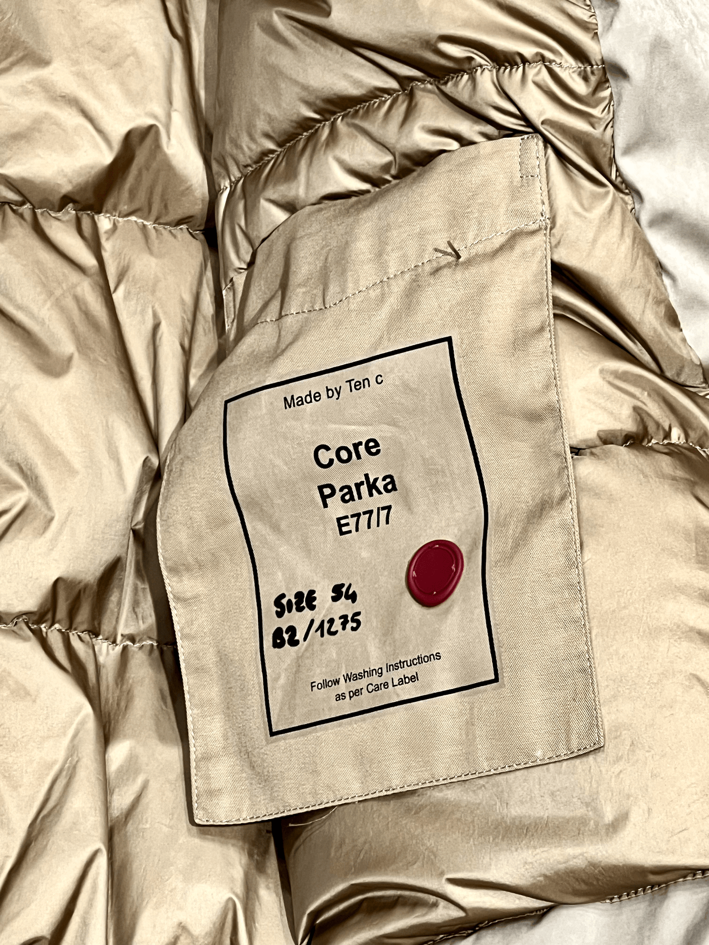 UNIT Hamburg - Ten c, Core Parka, OJJ, beige - Ten c