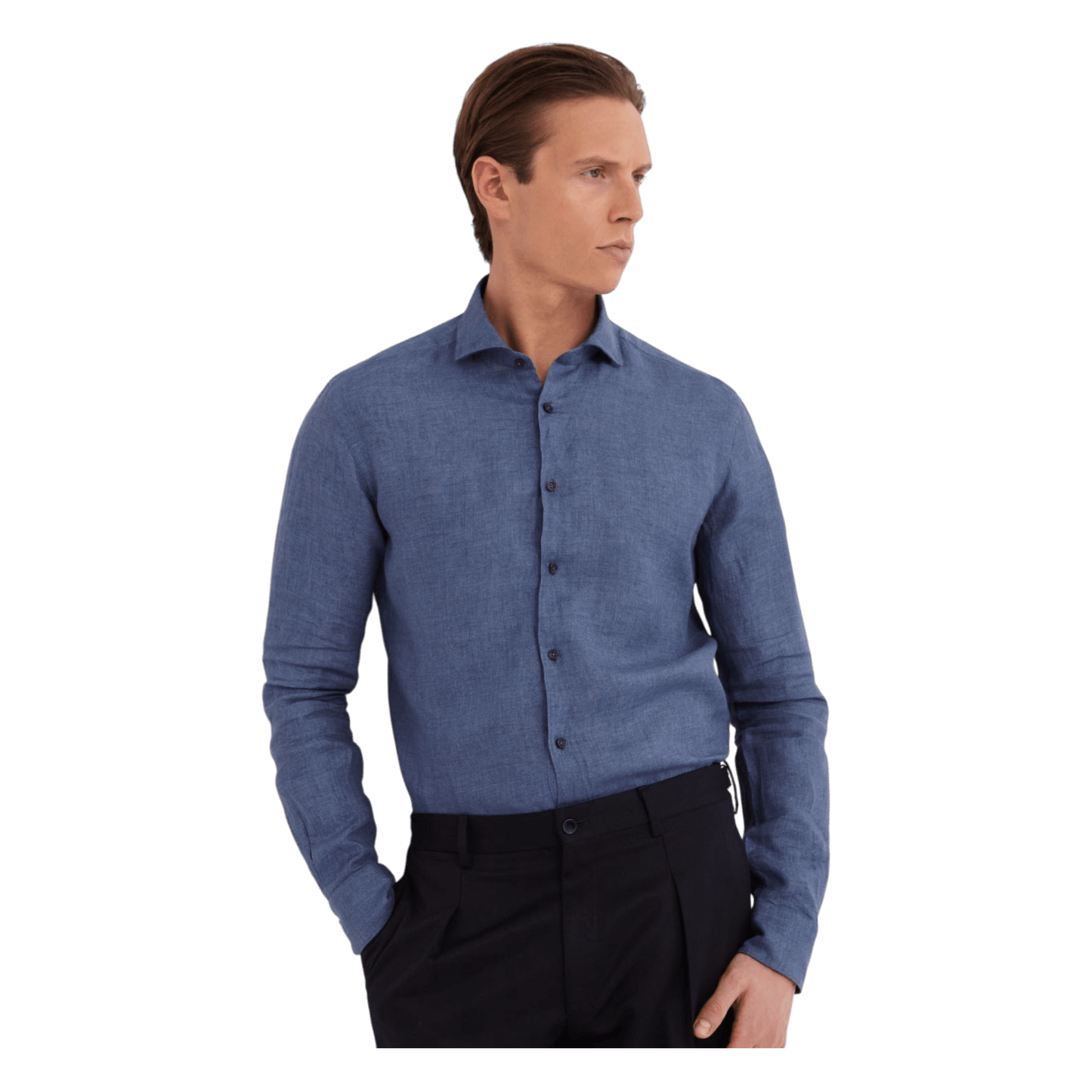 UNIT Hamburg - Xacus, gewaschenes Leinen, denimblau - Xacus